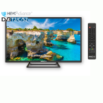 TV LED 4K Digiquest 32'' DLHR doppio tuner combo DVB-T2, DVB-S2 MAIN 10 H265 HEVC compatibile anche Tivusat schermo alta resa