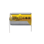 BATTERIA RICARICABILE NI-CD SC 1,2V 2000mAh 22x42mm A SALDARE 30/307